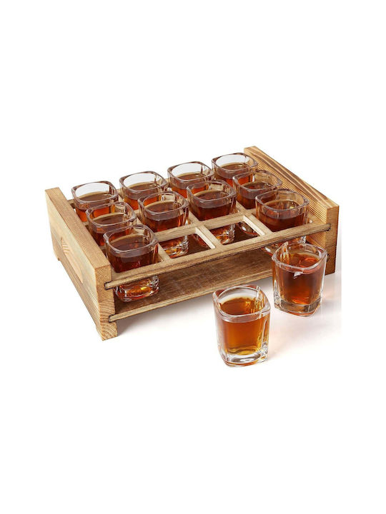 Belle Vous Shot Glasses made of Glass 60ml 12pcs