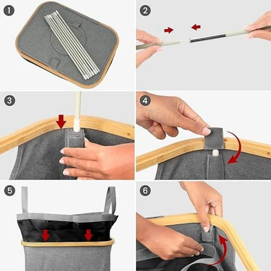 Belle Vous Coș De Gunoi Din Plastic Pentru Reciclare 80lt Gri