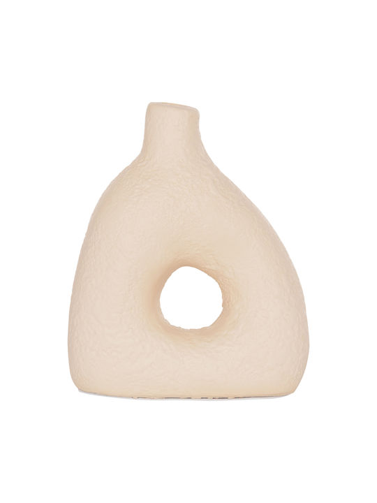 HomeMarkt Dekorative Keramikvase Decant Orange 6,5x6,5xH17cm HM4667.02M