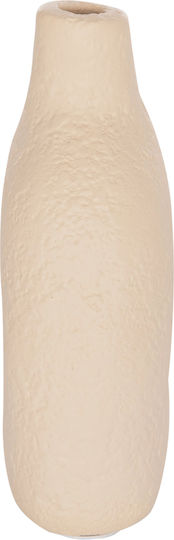 HomeMarkt Decorative Ceramic Vase Decant Orange 6.5x6.5xH17cm HM4667.02M