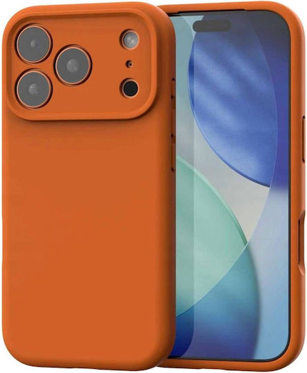 Spacecase Umschlag Rückseite Silikon Orange (iPhone 17 Pro)