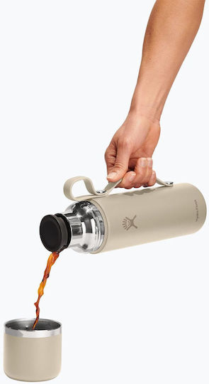 Hydro Flask Flask Ποτήρι Θερμός Ανοξείδωτο 828ml Oat