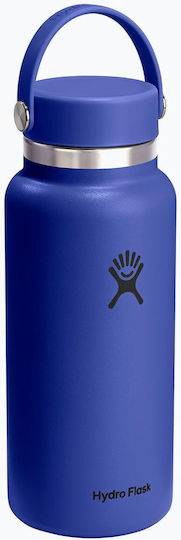 Hydro Flask Stainless Steel Thermos Bottle 710ml Capri Blue