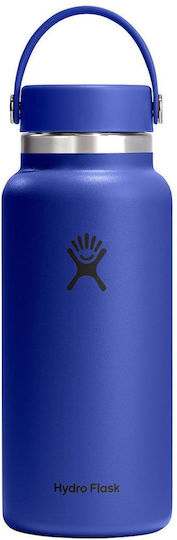 Hydro Flask Stainless Steel Thermos Bottle 710ml Capri Blue