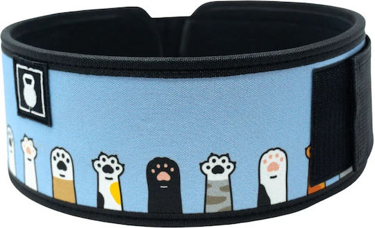 Straight Weightlifting Belt 2pood-i'm Feline Good 4"