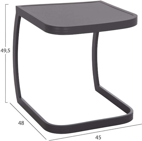 Auxiliary Free Standing 45x48x49cm Gray Auxiliary Free Standing 45x48x49cm Gray