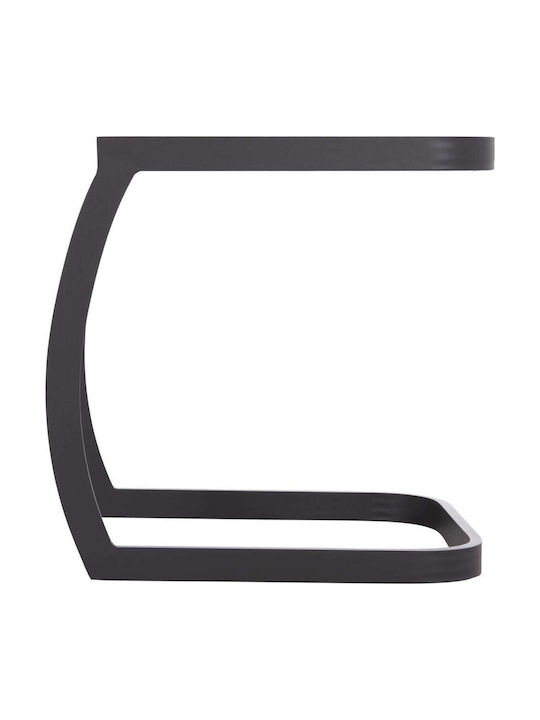 Auxiliary Outdoor Free Standing Aluminum Table Gray 45x48x49cm