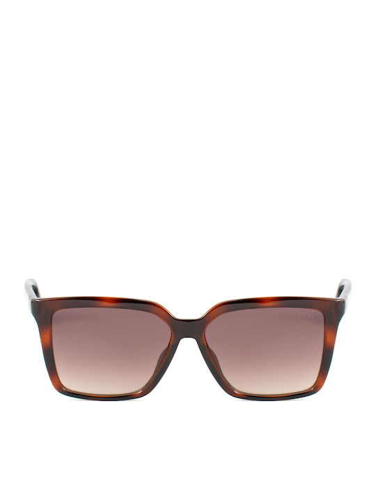 Guess Women's Sunglasses with Brown Tartaruga Plastic Frame and Brown Gradient Lens GU00099 52F