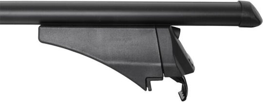 Menabo Aluminum Car Roof Bars Tiger Black 118.5 Cm Black Color Ford B-Max 5 Doors 2012> Flush Or Raised Rails 2 Pieces 8590/mb Menabo Mp.8590/mb-22