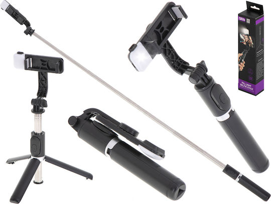 Alista Home Selfie Stick Trepied Pentru Telefoane Mobile Bluetooth Cu Lumină Gri