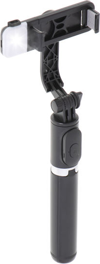 Alista Home Selfie Stick Trepied Pentru Telefoane Mobile Bluetooth Cu Lumină Gri