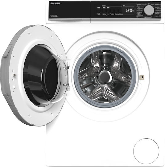 Sharp Πλυντήριο Ρούχων 9kg με Τεχνολογία Ατμού 1400 Στροφών ES-NFB914AWNA