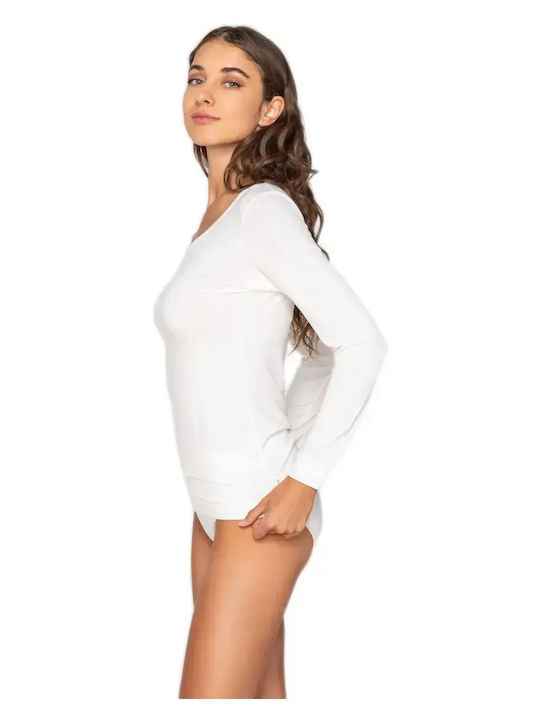 Women's Long Sleeve T-Shirt Ivory