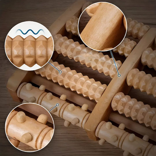 Ξύλινο Roller Μασάζ για τα Πόδια