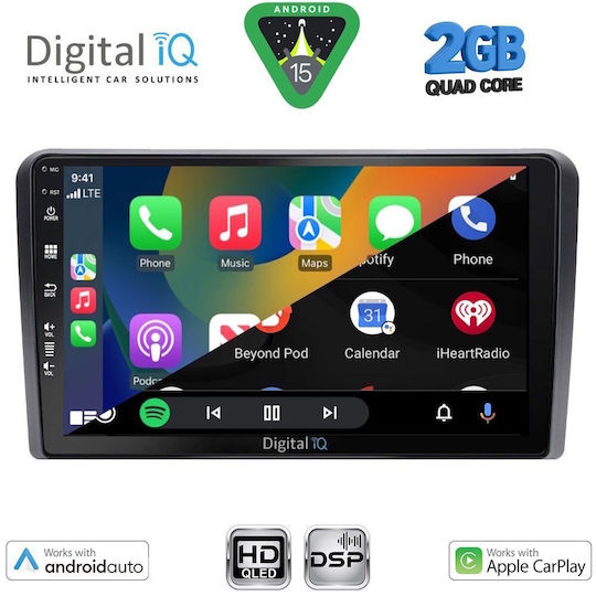 Digital IQ Car Audio System for Ford Transit Connect 2018-2025 (Bluetooth/USB/WiFi/GPS/Apple-Carplay/Android-Auto) with Touch Screen 10"