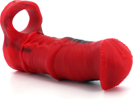 Fantasy Horse Penis Sleeve Cock Sheath Red