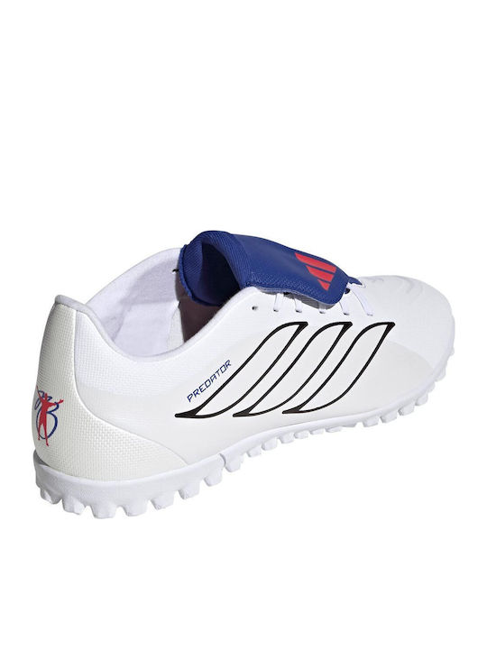 adidas Predator Club Football Shoes with Molded Cleats White