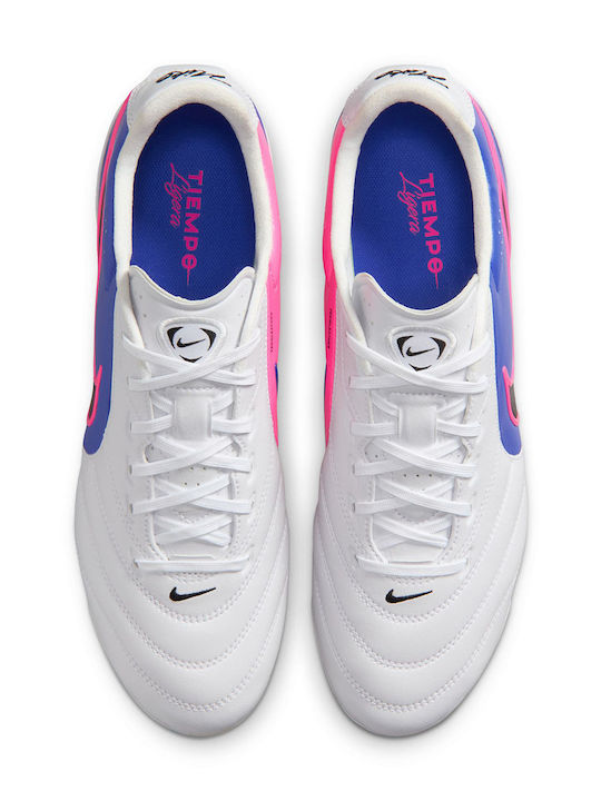 Nike Tiempo Ligera Pro Football Shoes with Cleats White