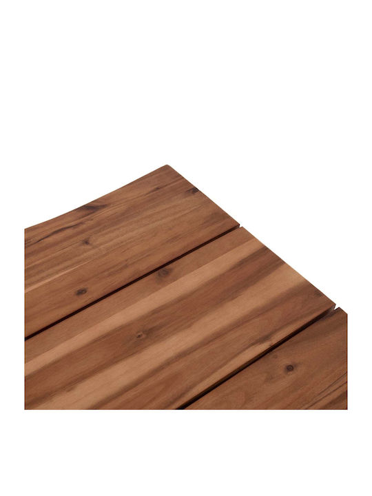 Freebox Square Table Surface made of Solid Wood Acacia 80x80x3.5cm FB96300.01 1pcs