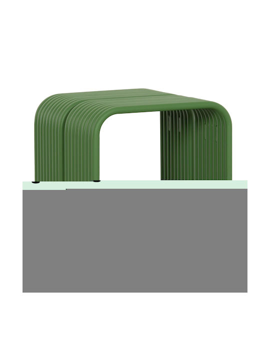 Табуретка Дневна стая Метално Green Colour 40x38x42бр