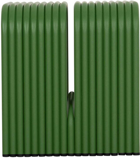 Stool For Living Room Metallic Green Colour 40x38x42cm
