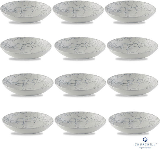 Churchill 1795 Serving Bowl Round made of Porcelain 12pcs