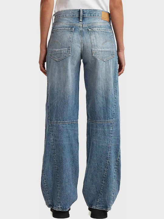 Contor 3d Γυναικείο Jean Παντελόνι σε Loose Εφαρμογή Dark Aged Denim