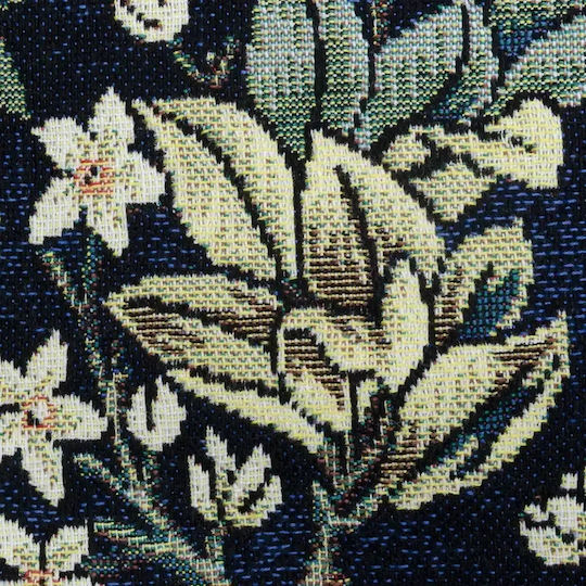 Signare Decorative Tapestry Handmade Blue Made of Fabric 197x139cm
