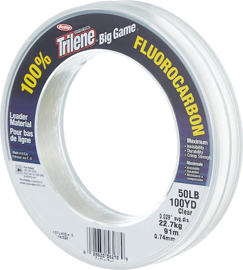 Berkley Trilene Big Game Fluorocarbon Leaders 0.61 Mm 18.2 Kg 91 Meters