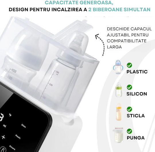 Inco Încălzitor Digital De Biberon Cu Funcție De Păstrare A Sticlei Pentru Bebeluși