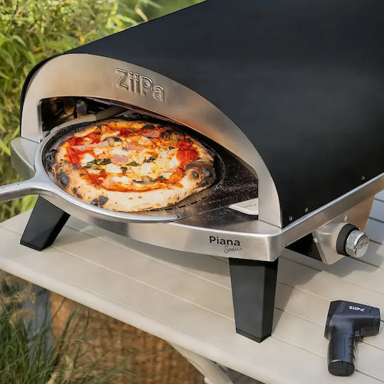 Ziipa Pizza Oven LPG 55.7x71x39cm Black