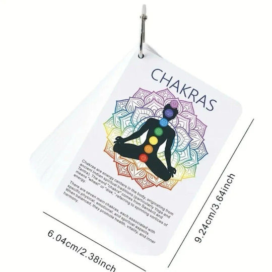Set of 23 Cards 7 Chakra Guide Cards Deepening in Chakra Practice