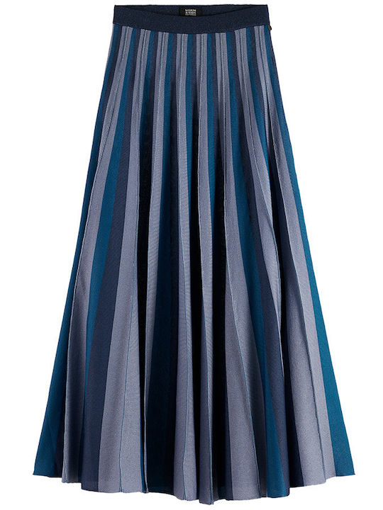 Плисе Maxi Пола Blue
