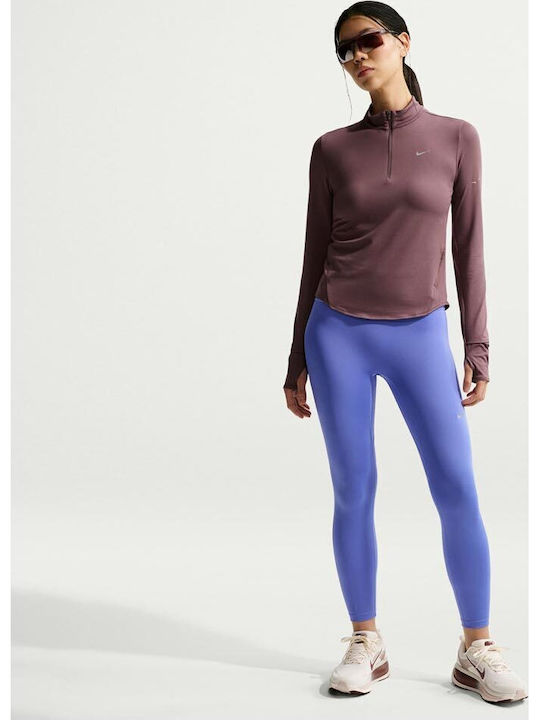 Tempo Women's Cropped Legging High Waisted Dri-Fit Purple