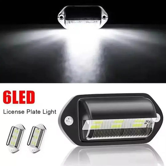 Светлини за регистрационната табела LED 2W 12V Универсален 2бр