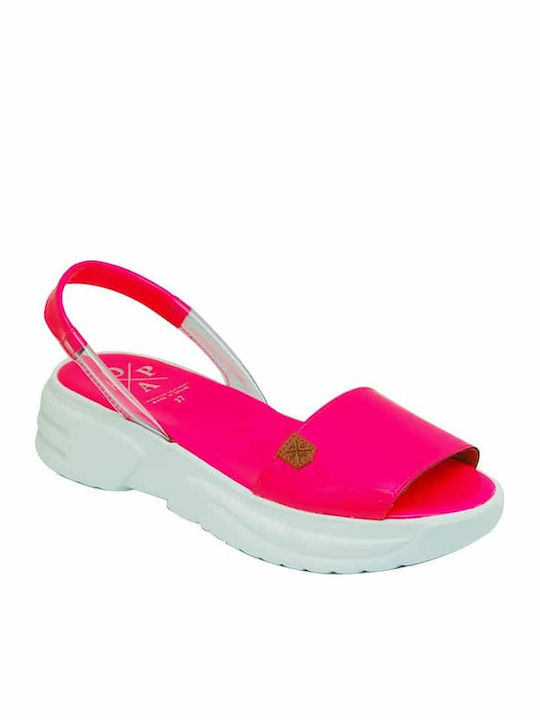 Γυναικεία Σανδάλια Flatforms Ροζ