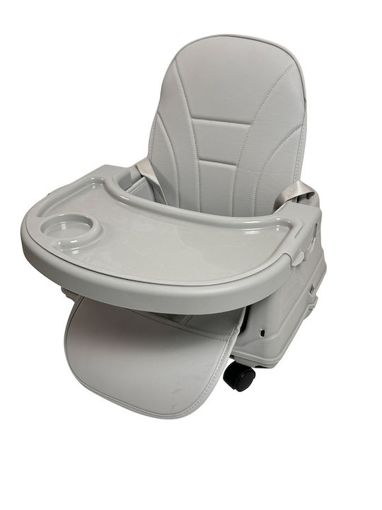 ForAll Moon Baby Highchair 3 in 1 with Adjustable Height Light Gray