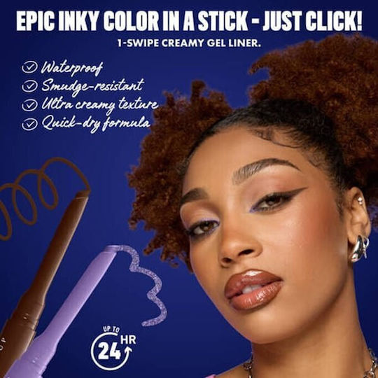 NYX Professional Makeup Epic Waterproof Pen Eye Liner 08 Turbo Teal 1gr