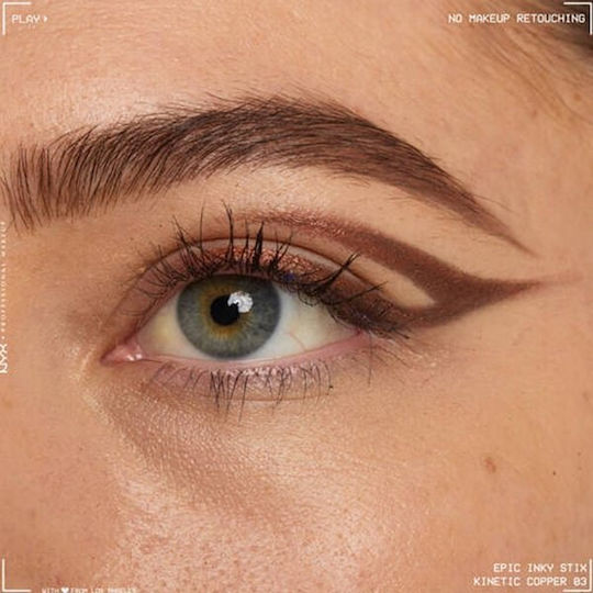 NYX Professional Makeup Epic Waterproof Pen Eye Liner 03 Kinetic Copper 1gr