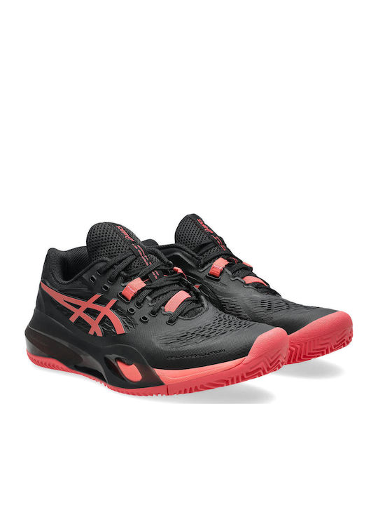 ASICS Gel-resolution X Женски Тенис обувки Глинени игрища Черен