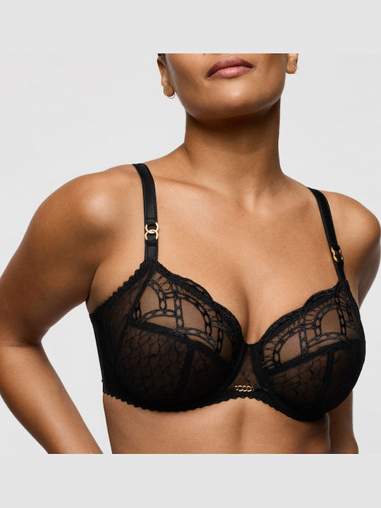 Black Sutien fără căptușeală cu Baloane