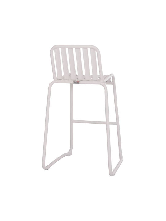 Stool Bar Metallic White