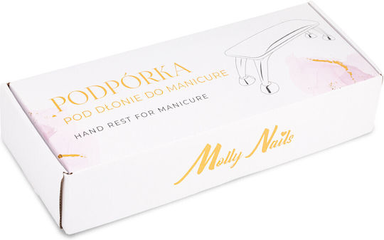 Maniküre-Kissen Molly Nails Weiß Gold