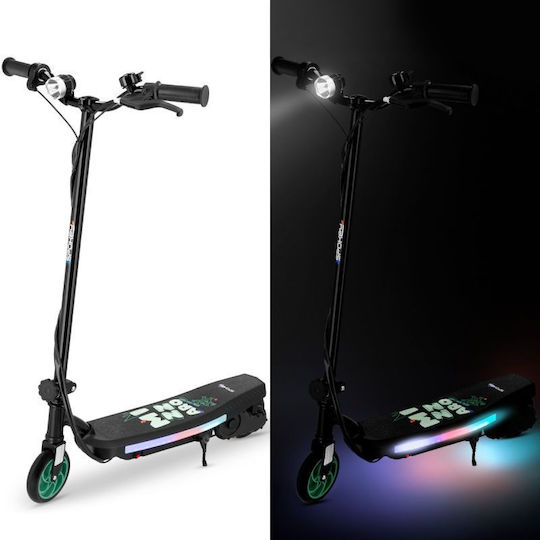 Spokey Mizzaro Jr Ηλεκτρικό Παιδικό Πατίνι με 12km/h Max Ταχύτητα και 9km Αυτονομία σε Μαύρο Χρώμα