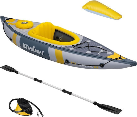 Rebel Active Caiac Gonflabil De Plajă 1 Persoană Gri