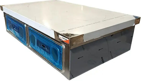 Lappas Coffee Grounds Double Drawer L88xD55xH24cm