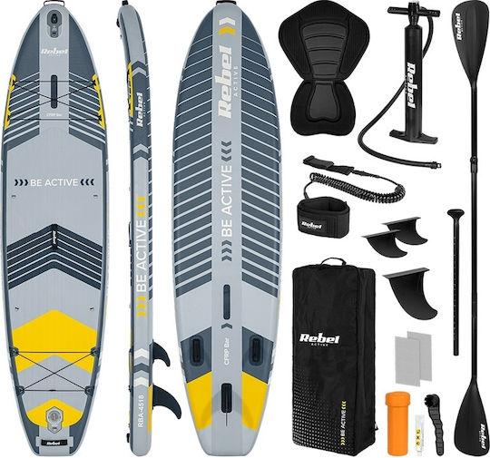Rebel Gonflabilă Placă SUP cu Lungime 3.35m Gri