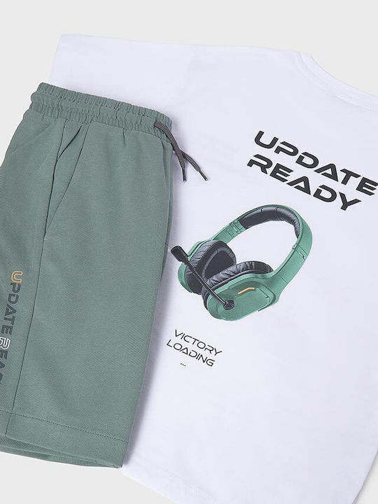 Kids' Set with Shorts Summer 2pcs Green