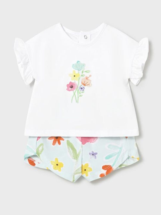 Kids' Set with Shorts Summer 2pcs Floral
