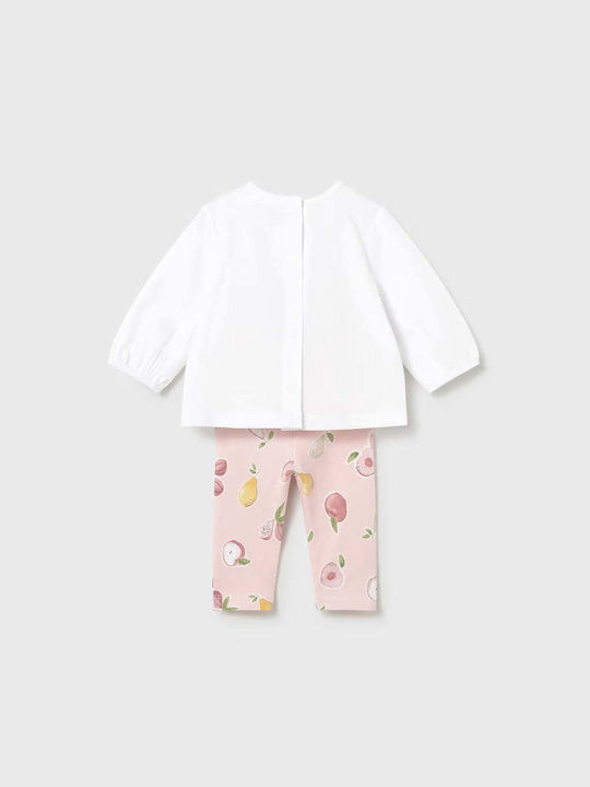 Kids' Set with Leggings Winter 4pcs Rose
